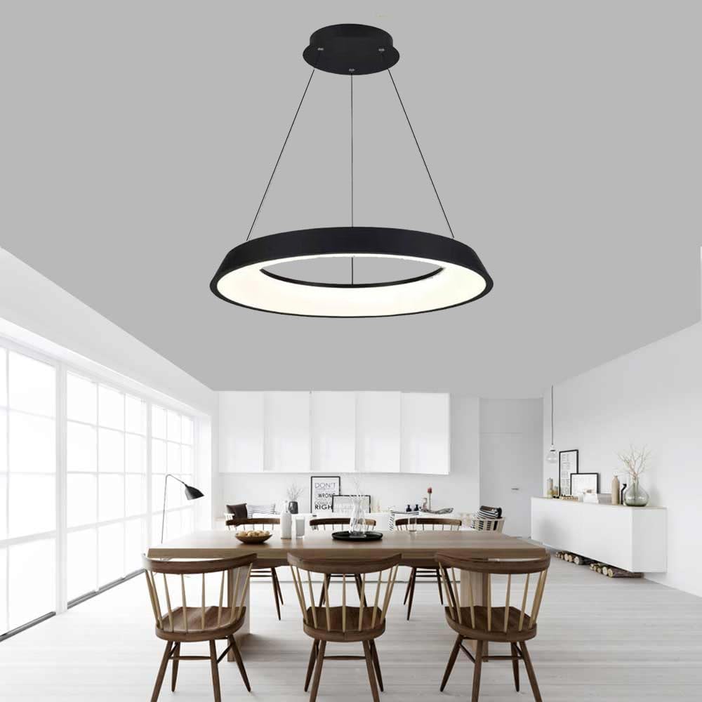 TEKHOME Lampadari a led 43 watt tre colorazioni di luce lampada da soffitto a sospensione ultra moderno cucina soggiorno A71
