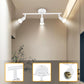 TEKHOME Faretti LED da Soffitto 3Luce Bianco - Lampada da Soffitto Orientabili Plafoniera Faretto Parete Moderna GU10 Luci da Soffitto per Soggiorno Corridoio Camera Cucina, Lampadina Non Incluse C72