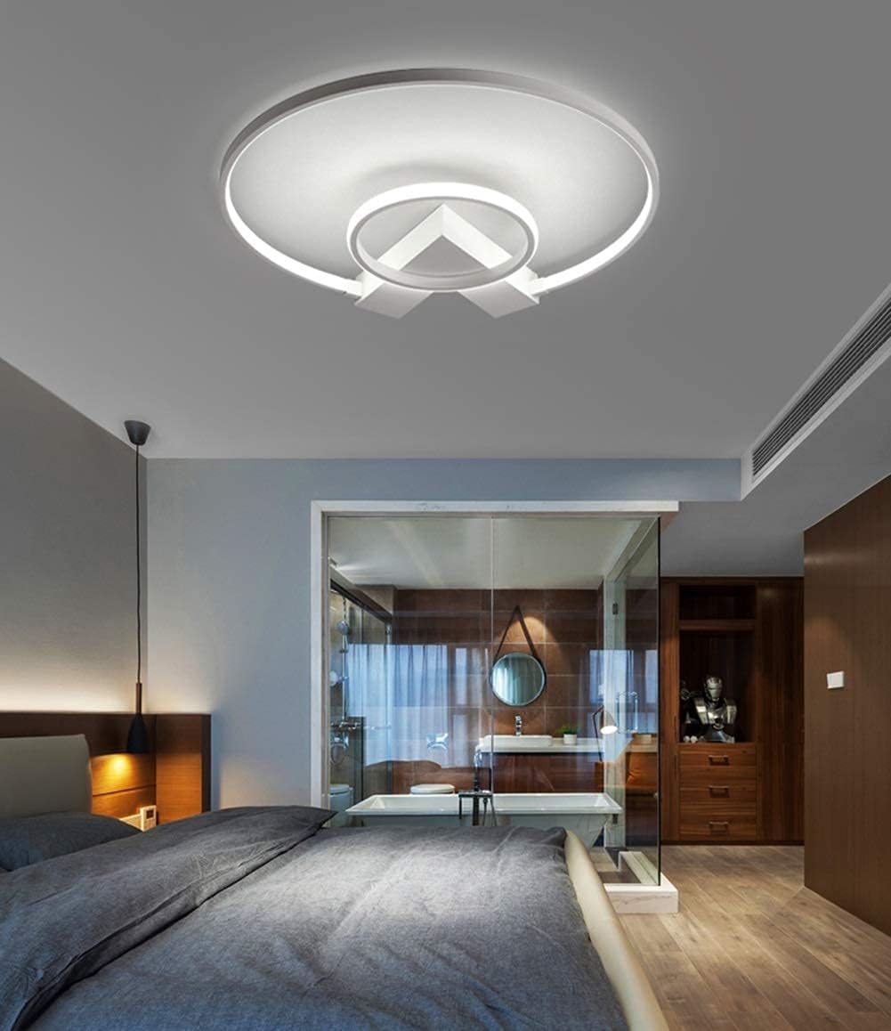 TEKHOME Lampada da soffitto a LED 50 cm 32 W Lampada da soggiorno Lampadario in ferro battuto PN-04
