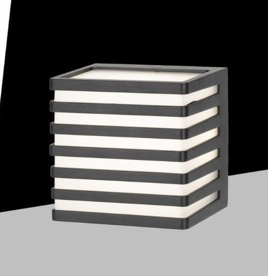 Applique da Esterno LED 10W IP54, Lampada da Parete Moderna in Alluminio e PC 1000LM, Bianco o Nero, Regolabile, per Facciate, Giardini e Balconi B110