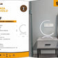 Lampada da Tavolo LED – Design Moderno a Mezzaluna, 9W 630LM, Luce Bianca 3000K/4000K/6500K, Lampada da Comodino e Scrivania, IP20  D30