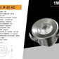 5 Pezzi,Faretti LED da Incasso 1W, Foro Ø32 mm, 80 lm, Luce 3000K/4000K/6500K o Rosso/Verde/Blu, Fascio 30°, AC 110-240V, Corpo in Alluminio, Modello P-31