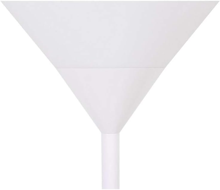 Lampada da Terra con Doppia Luce, Attacco E27 x2, Piantana Moderna in Metallo, Interruttore a Pedale, per Salotto Camera Studio D23