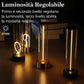 Lampada da Tavolo LED Ricaricabile 3W – Lume Senza Fili 2200K Luce Calda, Touch Control, USB, Design Moderno in Alluminio e Acrilico – Uso Interno D39