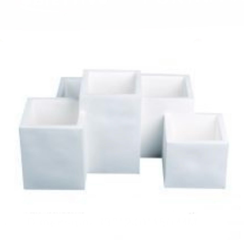 Lampada da Soffitto in Gesso Moderna – 5 Luci GU10 – Verniciabile – Plafoniera Design Geometrico per Soggiorno Cucina Corridoio – IP20 GS-C06-5