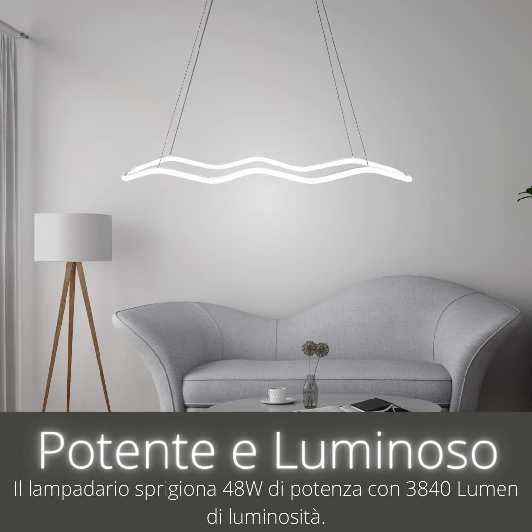 Lampadario LED moderno Luminova 48w  B67
