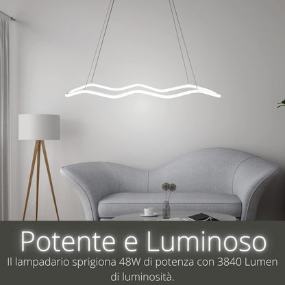 Lampadario LED moderno Luminova 48w  B67