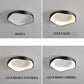 TEKHOME Plafoniera LED Moderna 38W, Dimmerabile, 3 Modalità di Colore 3000K-4000K-6500K, 3040LM,Bianco e Nero, Design Elegante per Camera da Letto e Soggiorno C53