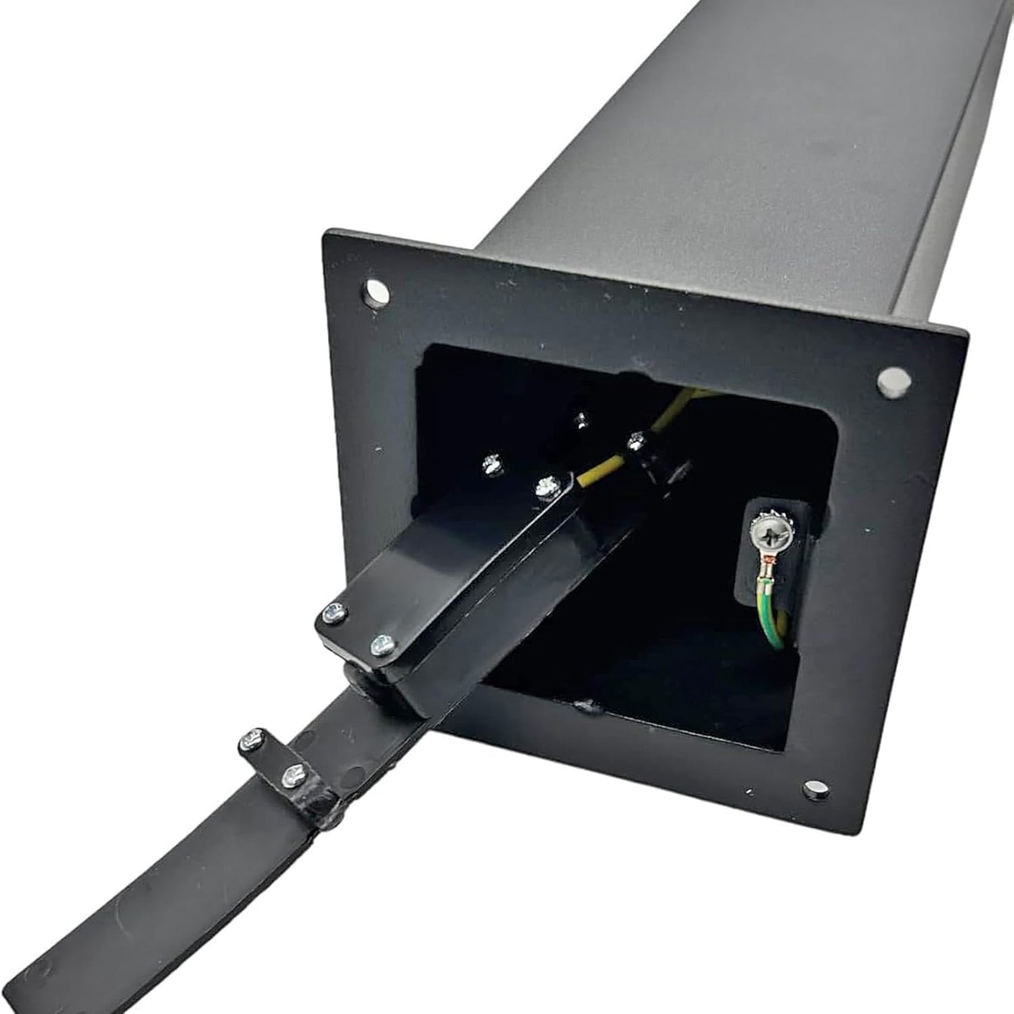 Lampione da Giardino Esterno E27 IP44, Palo Luce LED da Terra in Alluminio per Vialetti, Cortile, Patio, Terrazzo – Altezza 44cm – Compatibile Lampadina E27 (Non Inclusa) H440