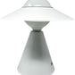 Lampada da Tavolo E27  – Design Moderno con Paralume Inclinato, Lampada da Comodino in Metallo, per Camera da Letto, Soggiorno, Studio   D13