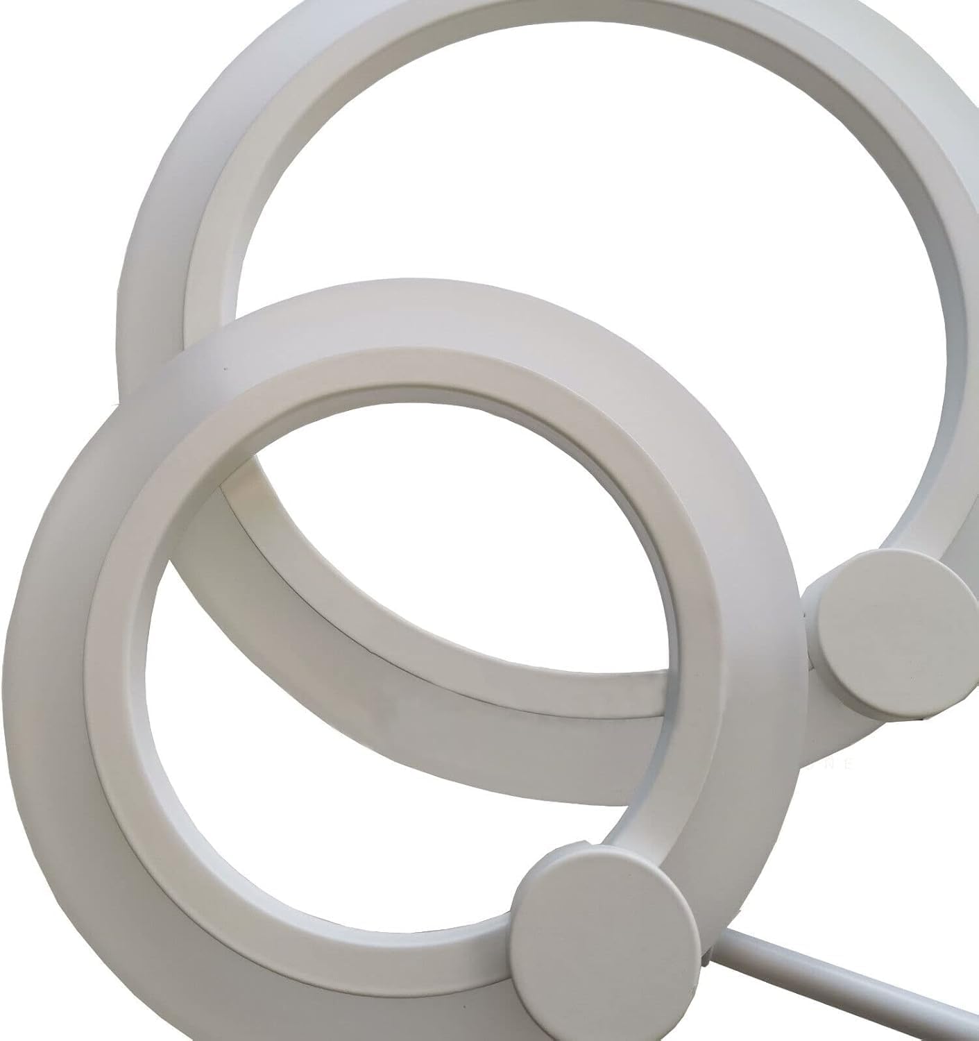 TEKHOME Lampadario da soffitto led 6 luci cerchi plafoniera design stile moderno lampada per camera salotto 3 colore della luce C08-3C