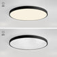 TEKHOME Plafoniera LED Soffitto 36/45W,3colore 3600/4950LM IP40 Impermeabile Rotonda Ø48/60CM Lampadario LED Moderna Luce Soffitto per Cameretta, Cucina, Soggiorno, Balcone -LV
