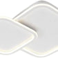 TEKHOME Plafoniera Lampadario da soffitto a led con 2 Luci dimmerabile timer Design Stile Moderno Lampada per Camera Cucina Salotto Locali Commerciali (2 quadri Bluetooth) PN-24