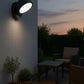 Applique LED da Esterno 12W IP54, Lampada da Parete Moderna Rotonda in Alluminio e Vetro, 720LM, Impermeabile per Facciata, Balcone e Giardino 570