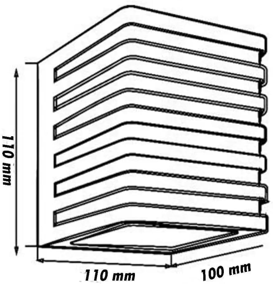 Applique da Esterno LED 10W IP54, Lampada da Parete Moderna in Alluminio e PC 1000LM, Bianco o Nero, Regolabile, per Facciate, Giardini e Balconi B110