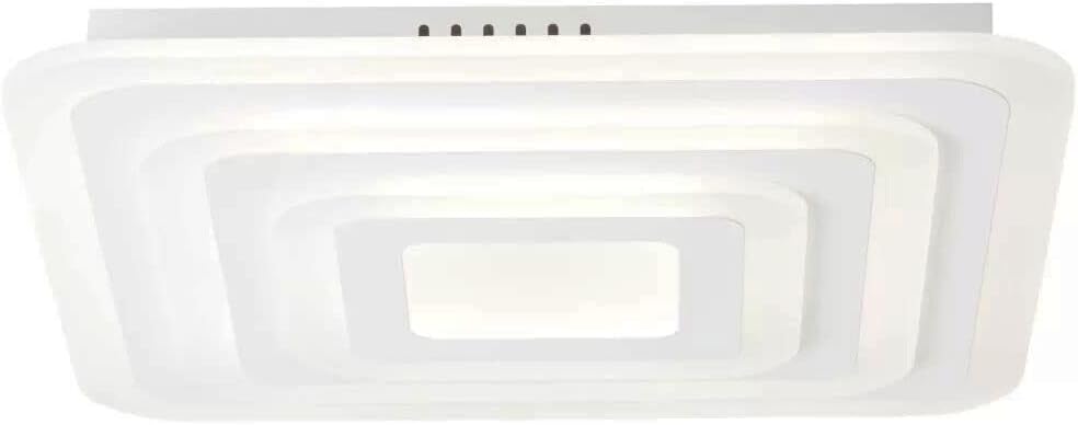 TEKHOME Plafoniera Lampadario da soffitto a led con Luci Design Stile Moderno Lampada 64W per Camera Cucina Salotto Locali Commerciali (Quadrato con Telecomando) C46
