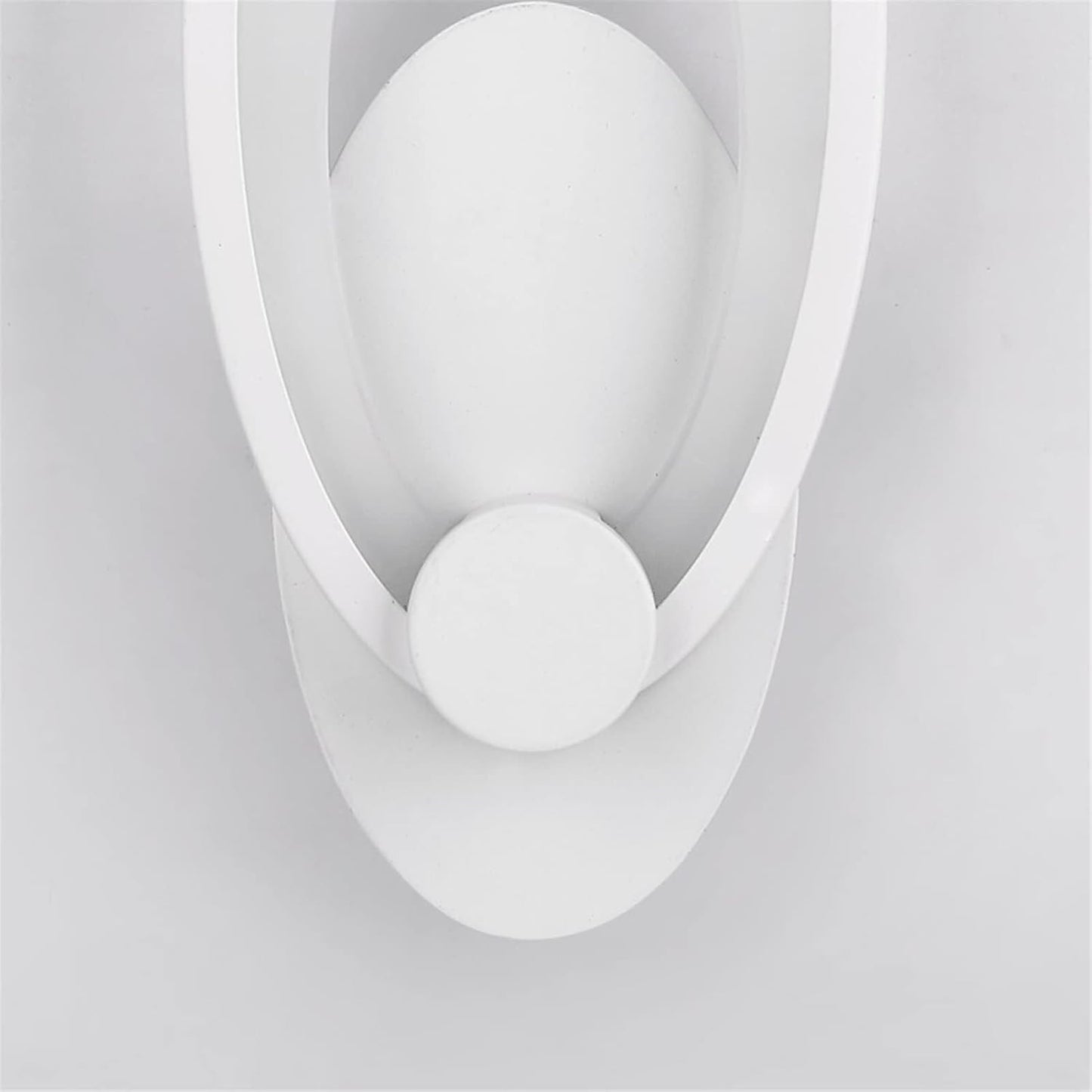 TEKHOME Applique da Parete LED Moderna 9W, Lampada da Parete Bianca Design Ovale, Luce Calda 3000K / Naturale 4000K / Fredda 6500K, 450LM, per Camera da Letto, Soggiorno e Corridoio E25