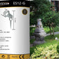 Faretto da Giardino con Picchetto GU10 IP65 60W, Lampada da Terra per Esterni in Alluminio, Orientabile, per Giardino, Vialetto, Terrazza – Nero/Grigio/Bianco ES12