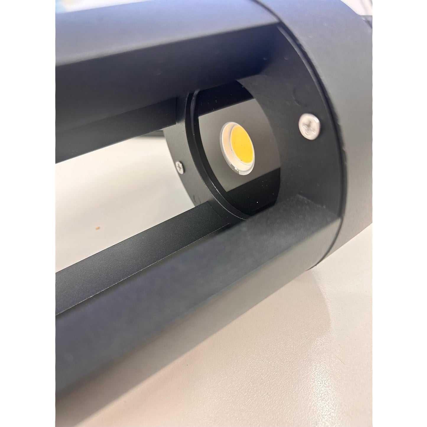 Lampada da giardino IP65 12W per esterno, bollard light in alluminio+vetro, 600lm, 3000K/4000K/6500K – Serie ES28