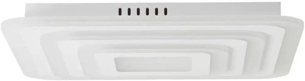 TEKHOME Plafoniera Lampadario da soffitto a led con Luci Design Stile Moderno Lampada 64W per Camera Cucina Salotto Locali Commerciali (Quadrato con Telecomando) C46