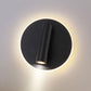 Applique da Muro LED 8W 3000K, Orientabile Rotonda, Bianco/Nero, Moderno Design per Camera da Letto, Corridoio, Soggiorno, Lampada da Parete Interno MR-01