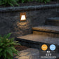 Segnapasso da Incasso LED 3W IP65 CCT-Switch – Lampada da Parete per Scale e Corridoi, Luce Selezionabile 3000K-6500K, Alluminio e Vetro, Impermeabile da Esterno e Interno ES49