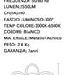 TEKHOME Lampadario da soffitto led 6 luci cerchi plafoniera design stile moderno lampada per camera salotto 3 colore della luce C08-3C
