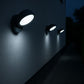 Applique LED da Esterno 12W IP54, Lampada da Parete Moderna Rotonda in Alluminio e Vetro, 720LM, Impermeabile per Facciata, Balcone e Giardino 570