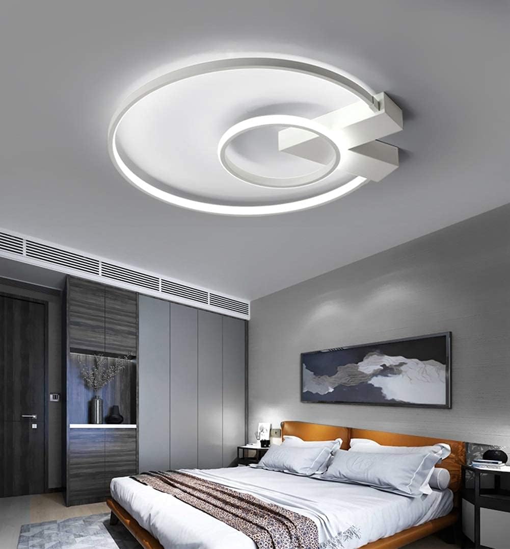 TEKHOME Lampada da soffitto a LED 50 cm 32 W Lampada da soggiorno Lampadario in ferro battuto PN-04