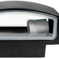 Applique lampada da muro parete in alluminio e vetro per esterno casa locali terrazza IP65 con attacco per lampadine E27 [lampadina esclusa] ES29