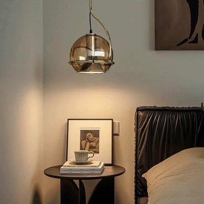 Lampadario a sospensione in vetro OBLO'LP-87