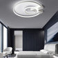 TEKHOME Lampada da soffitto a LED 50 cm 32 W Lampada da soggiorno Lampadario in ferro battuto PN-04