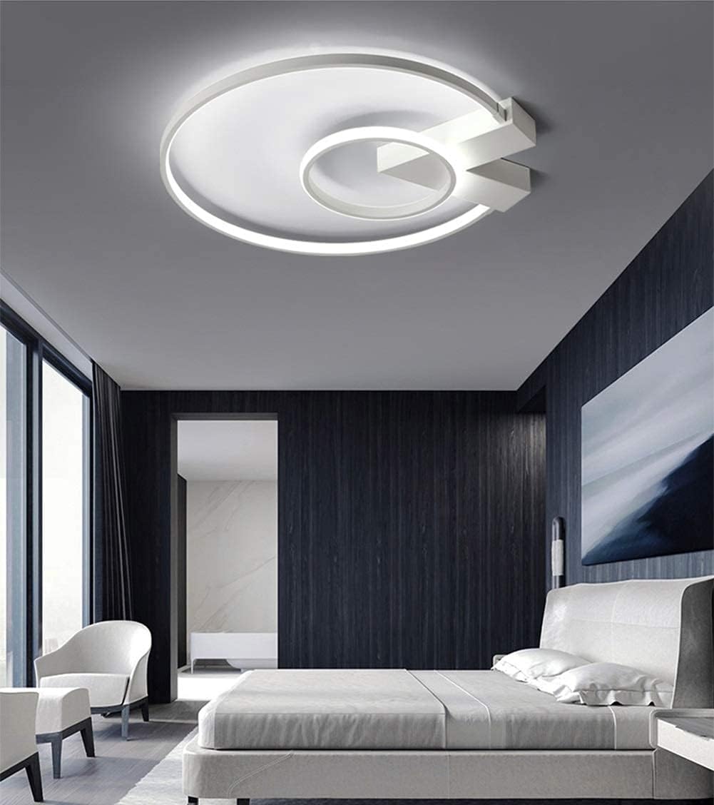 TEKHOME Lampada da soffitto a LED 50 cm 32 W Lampada da soggiorno Lampadario in ferro battuto PN-04
