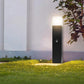 Lampione da Giardino Esterno E27 IP44, Palo Luce LED da Terra in Alluminio per Vialetti, Cortile, Patio, Terrazzo – Altezza 44cm – Compatibile Lampadina E27 (Non Inclusa) H440