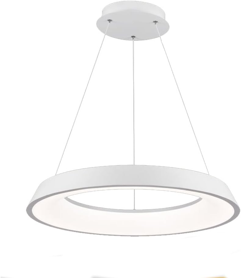 TEKHOME Lampadari a led 43 watt tre colorazioni di luce lampada da soffitto a sospensione ultra moderno cucina soggiorno A71