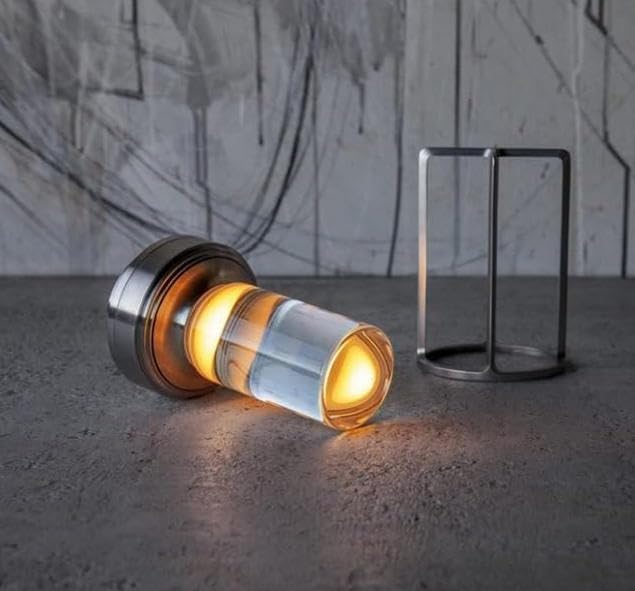 Lampada LED da Tavolo Ricaricabile 3W – Luce Portatile Touch con 3 Temperature di Colore, Batteria 2000mAh, Design Moderno in Alluminio e Acrilico – Uso Interno D37