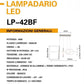 Lampadario a Sospensione LED Lunaris 48W LP-42