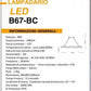 Lampadario LED moderno Luminova 48w  B67
