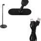 Lampada da Tavolo LED Ricaricabile 6W, 3 Temperature di Colore 3000K-4000K-6500K, Batteria 18650, Luce Orientabile, Moderna per Scrivania, Comodino, Studio BL-1005