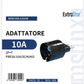 5 Pezzi –Adattatore Spina Schuko 10A 2P+T – Presa Schuko con Terra, Nero, Connettore Elettrico per Casa, Ufficio e Lampade – XSL1101N