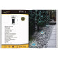 3 Pezzi – Faretti da Incasso LED da Esterno IP68 1W 12V-24V – Luci da Terra per Giardino/Sentiero/Prato – Acciaio 304 + Vetro – Colori Disponibili ES41