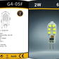 Lampadine LED G4 2W 200LM 12V 10 Pezzi Bi-Pin G4-05