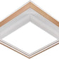 Plafoniera LED Moderna Quadrata 48W CCT 3000K-6500K, Luce Soffitto Bianco, Alta Luminosità 3840LM, Design Decorativo per Soggiorno Camera Cucina – C61-3C