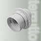 12 Pezzi Portalampada E27 in Termoplastica Bianca, Semifilettato, 250V 4A, Attacco E27 per Lampadine LED e Incandescenza – E2782SW