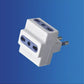5PZ Adattatore Spina Italiana 16A con 3 Prese Bipasso 10/16A, Presa Multipla Compatta 250V per Casa e Ufficio – XSL1104