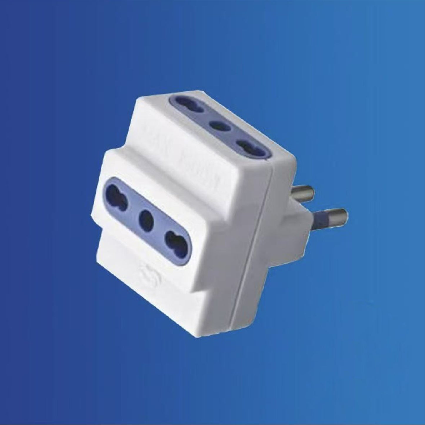 5PZ Adattatore Spina Italiana 16A con 3 Prese Bipasso 10/16A, Presa Multipla Compatta 250V per Casa e Ufficio – XSL1104