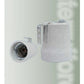 12 Pezzi Portalampada E27 in Ceramica con Supporto Metallico, Attacco E27 Universale, Resistente al Calore, per Lampade e Applique – F519