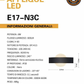 TEKHOME Applique da Parete LED Moderna con Regolazione Colore 3000K-6500K, Design Rotondo, 8W 600LM, 240°, IP20, Disponibile in Bianco e Nero, con Interruttore a 3 Temperature Colore E17