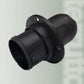 12 Pezzi Portalampada E14 in Termoplastica Nera Semifilettata, Attacco E14, 250V 4A, per Lampadine LED e Tradizionali – E1462SB