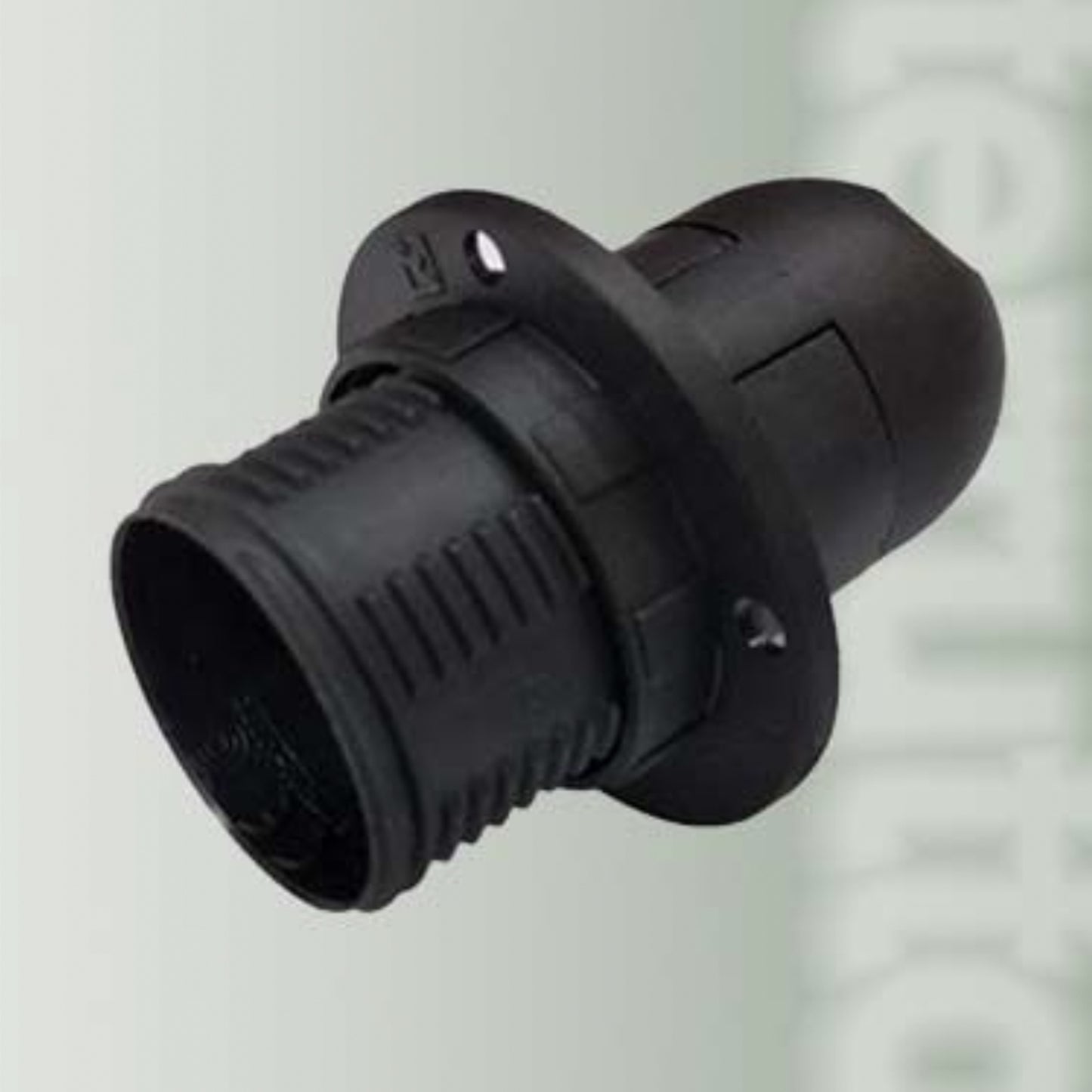 12 Pezzi Portalampada E14 in Termoplastica Nera Semifilettata, Attacco E14, 250V 4A, per Lampadine LED e Tradizionali – E1462SB